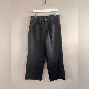 Urban Outfitters BDG High and Wide Jeans - High Rise. Wide Leg Black Denim